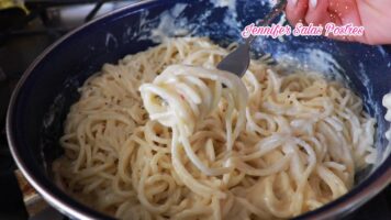 Una delicia con queso: cómo hacer los espaguetis perfectos con salsa de crema de queso parmesano